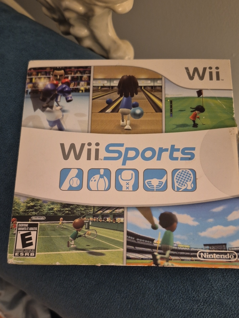 Wii Sports (Nintendo Wii) - Complete with Cardboard Sleeve & Manual - Tested!